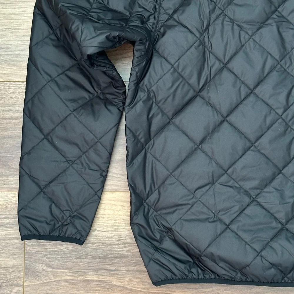 NEW Patagonia Men's Diamond Quilted Bomber Hoody in Black Size Large - Picture 13 of 15